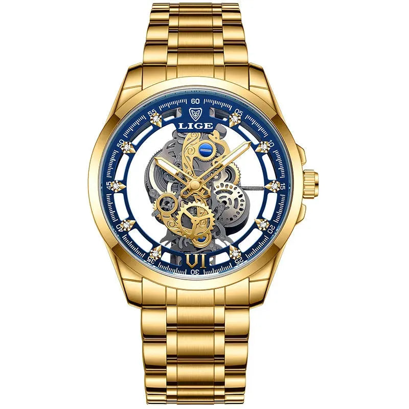 Men's Hollow Waterproof Quartz Watch - Bellarte Enchanté Men's Hollow Waterproof Quartz Watch